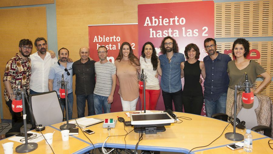 Todo el equipo del programa con nuestra última invitada