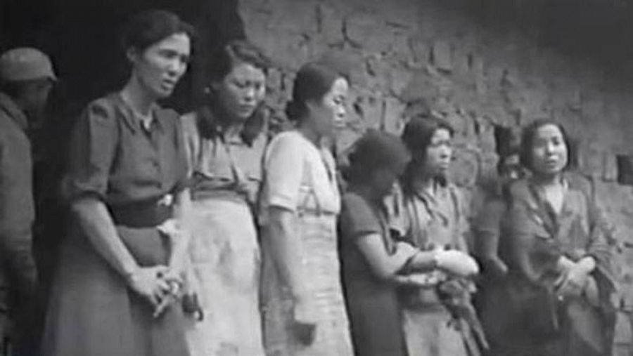 Se trata del primer vídeo que documenta la existencia de esclavas sexuales del Ejército japonés.