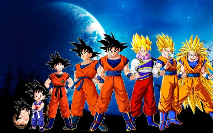 La evolución de Son Goku