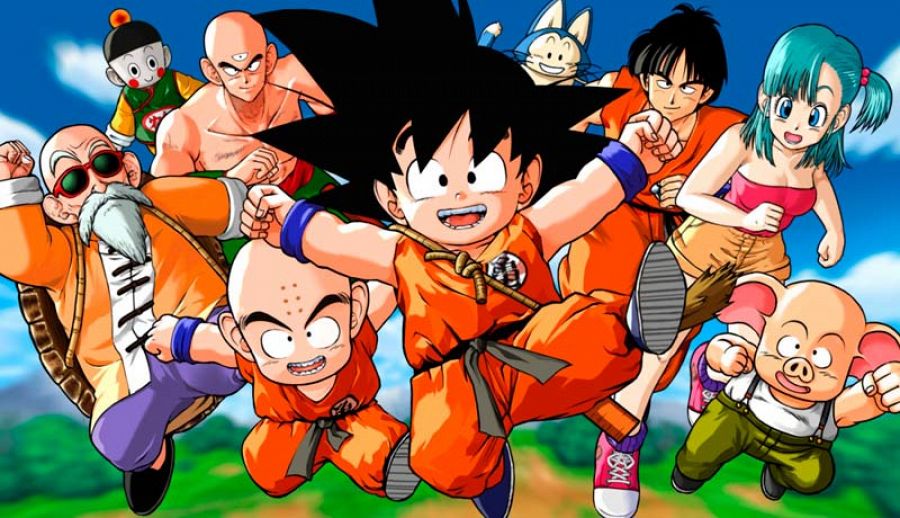 Los protagonistas de 'Dragon Ball'