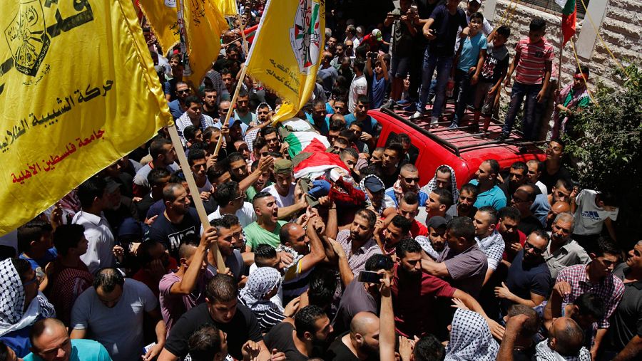 Funeral del palestino Bara Hamamdah