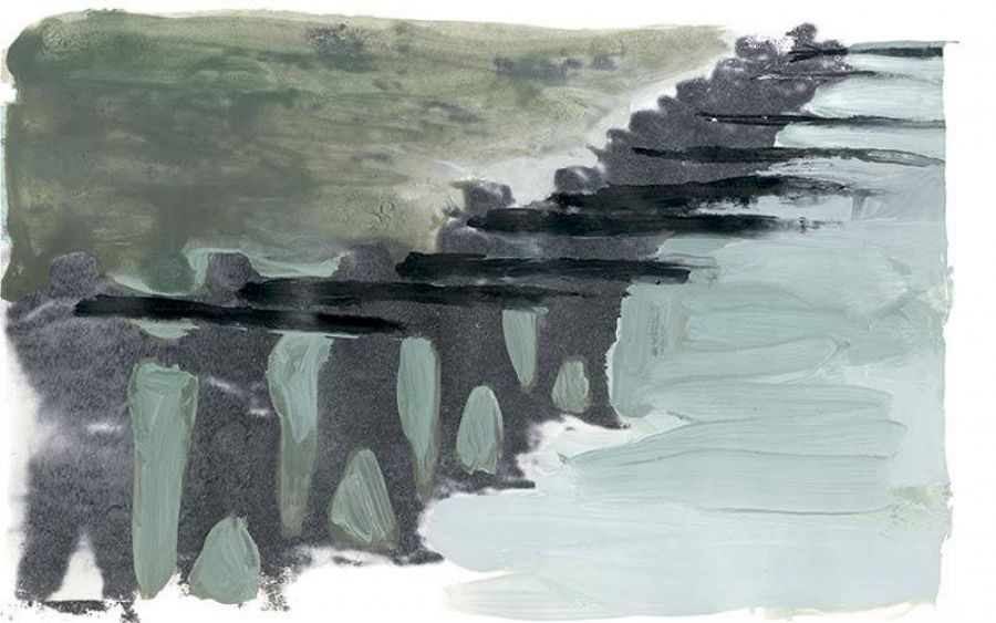 Ilustración de Gianluigi Toccafondo para 'Los girasoles ciegos', de Alberto Méndez