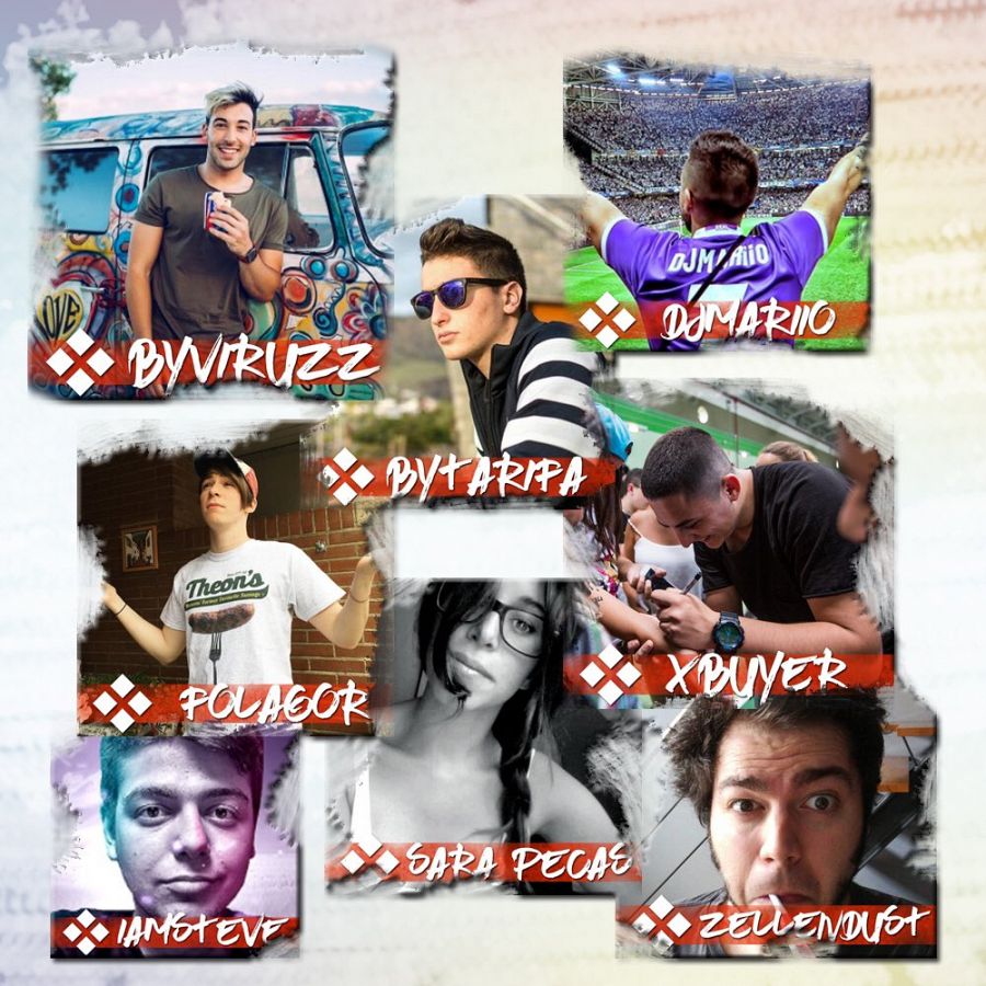 Algunos youtubers asistentes al TLP 2017