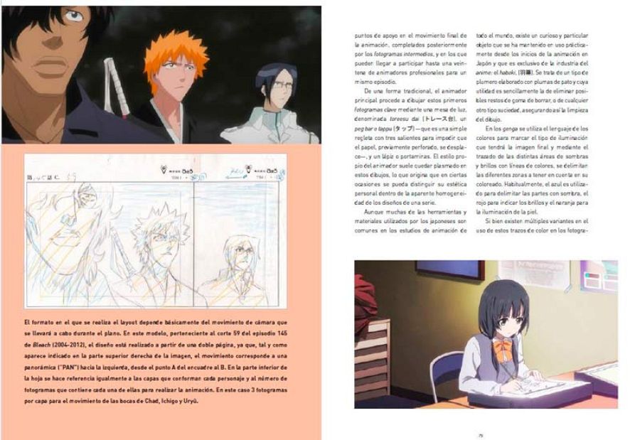 Páginas de 'El lenguaje del anime. Del papel a la pantalla'