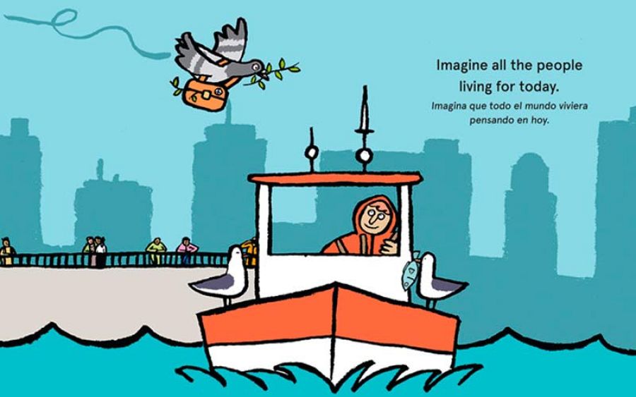 Ilustración del libro 'Imagine'