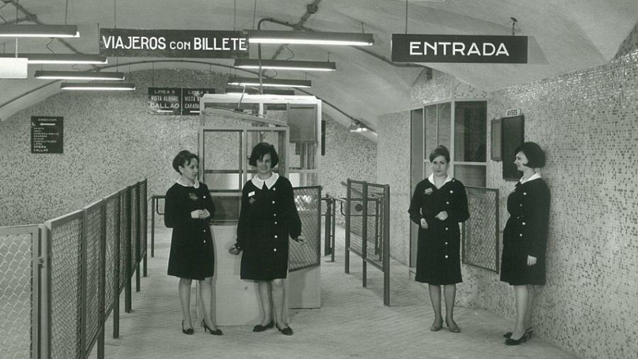 Trabajadoras de Metro de Madrid