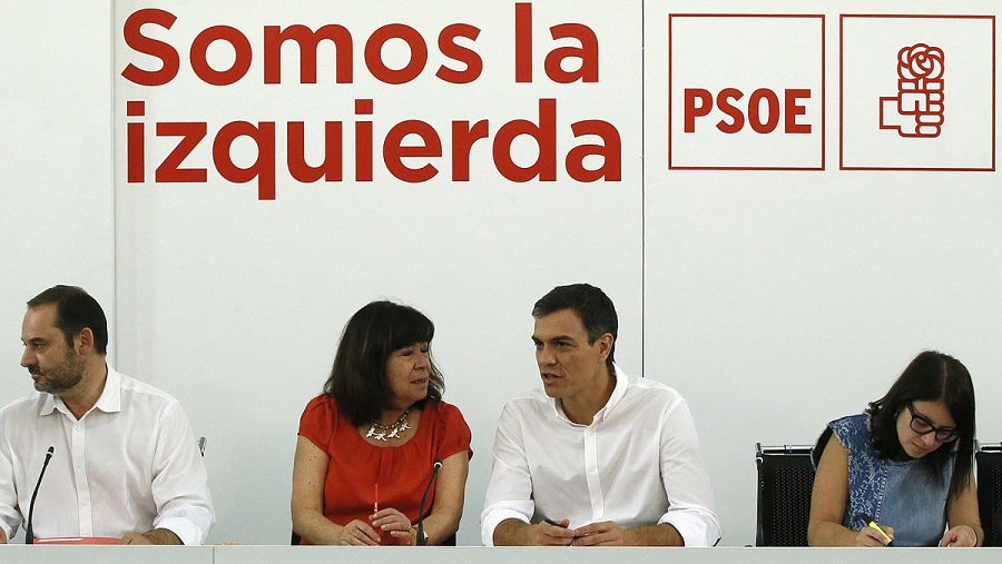 Reunión de la Ejecutiva Federal del PSOE tras la renovación de estructuras en seis federaciones