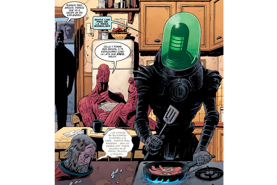 Viñeta de 'Black Hammer'