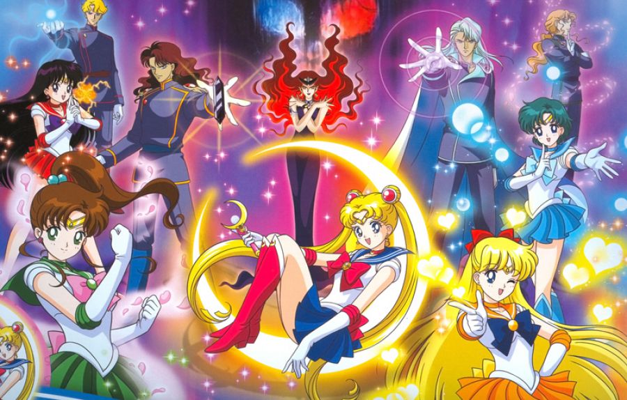Los protagonistas de 'Sailor Moon'
