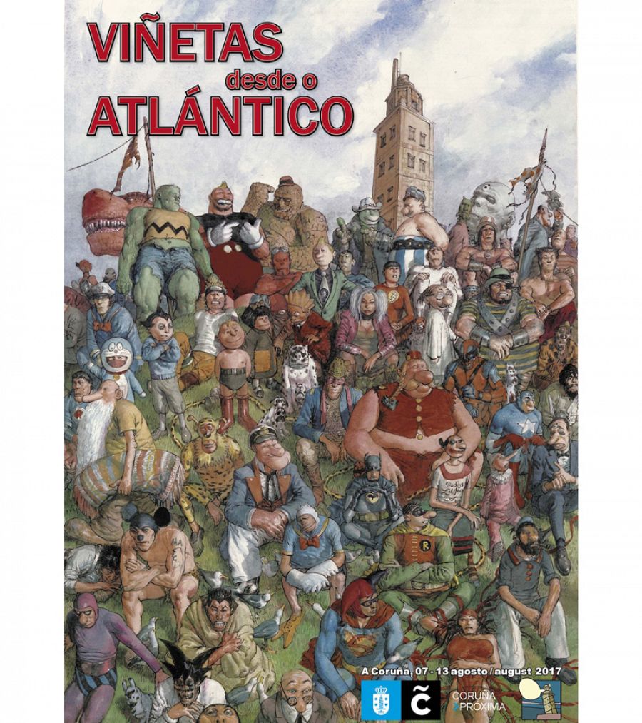 Cartel de la edición Nº 20 de Viñetas desde o Atlántico