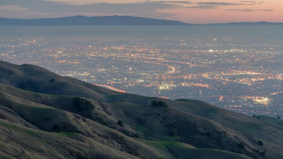 Imagen de Silicon Valley, en la zona sur de la Bahía de San Francisco, California.