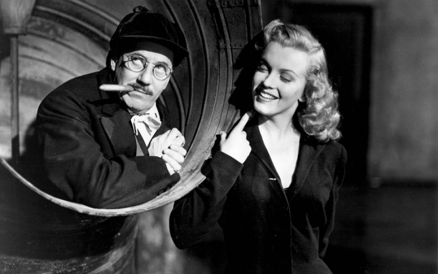 Groucho y Marilyn Monroe