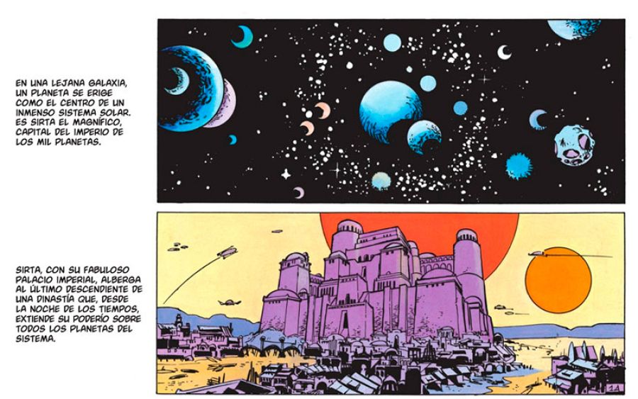 Viñetas de 'Valerian y la ciudad de los mil planetas'