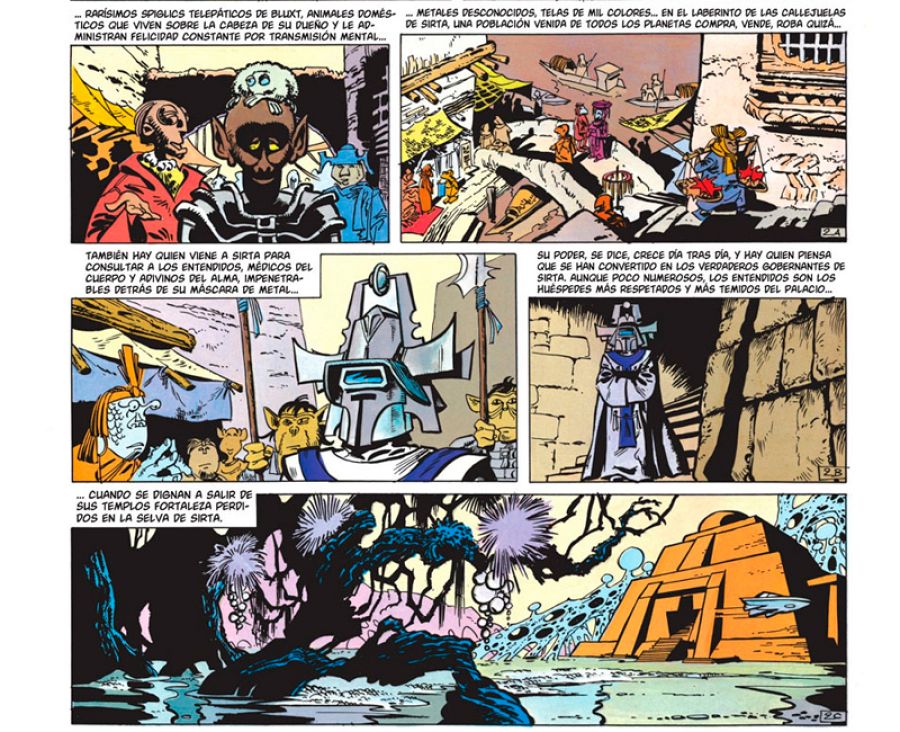Viñetas de 'Valerian y la ciudad de los mil planetas'