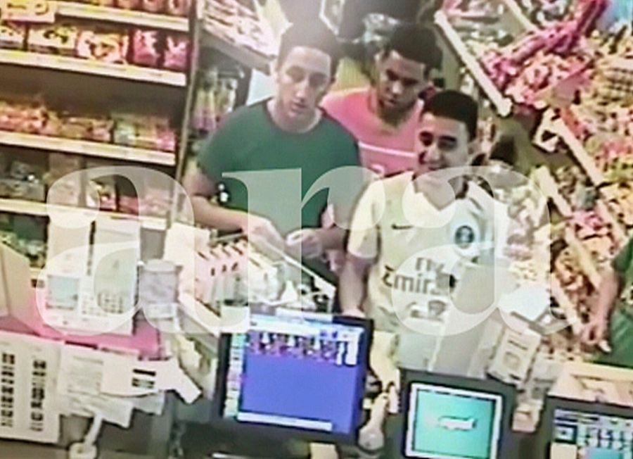 Imagen de los terroristas en una cámara de seguridad