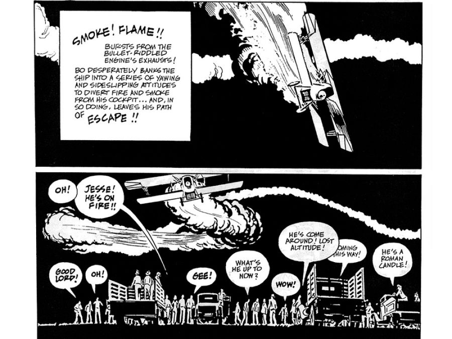 Viñetas de 'Bravo for adventure', de Alex Toth