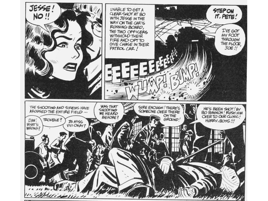 Viñetas de 'Bravo for adventure', de Alex Toth