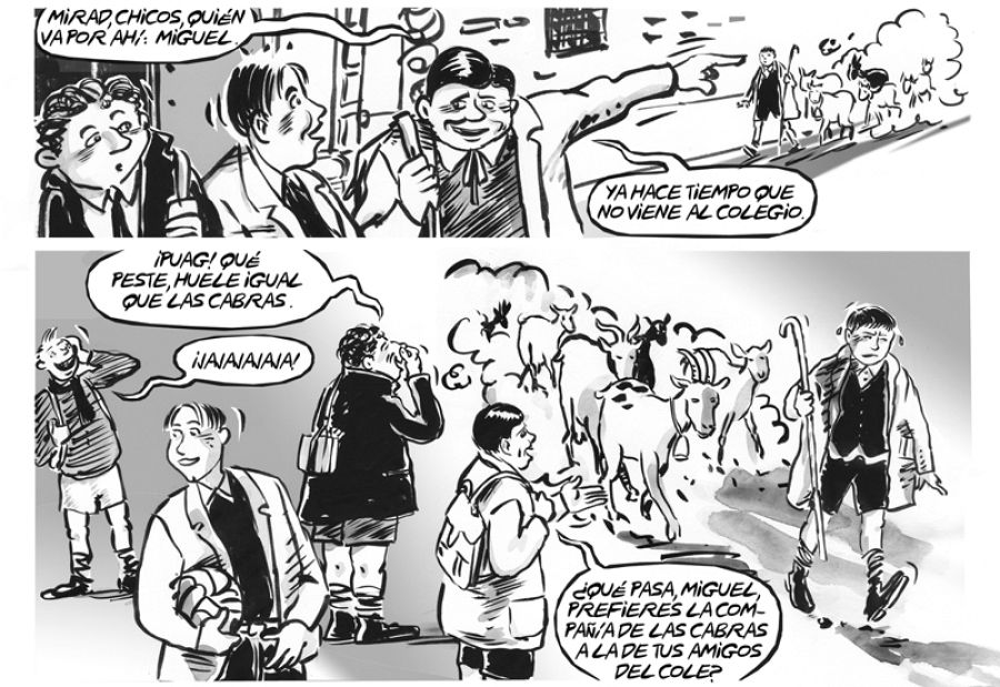 Viñetas de 'La voz que no cesa'