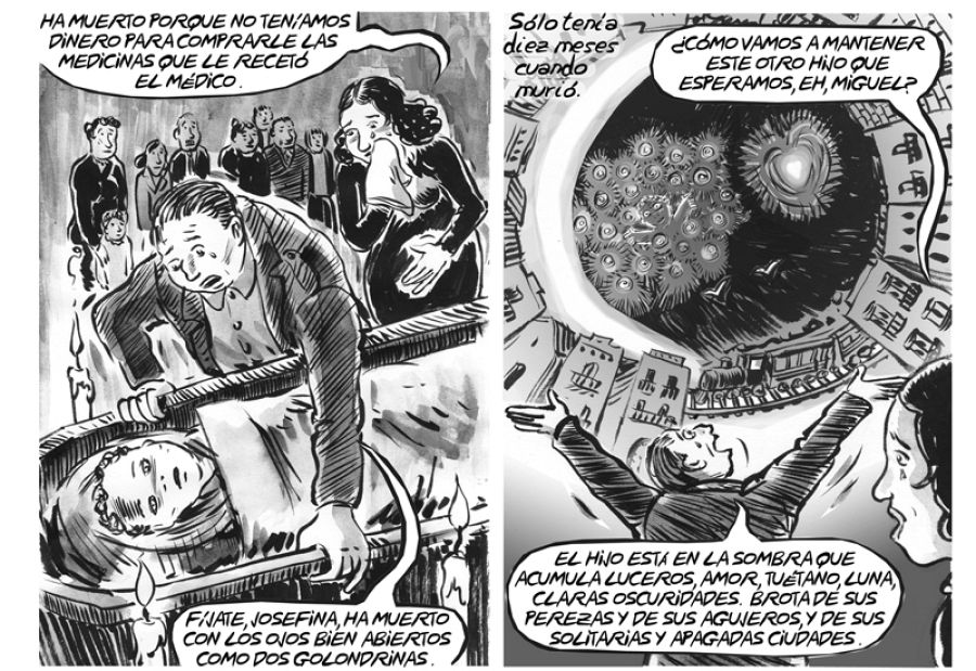 Viñetas de 'La voz que no cesa'