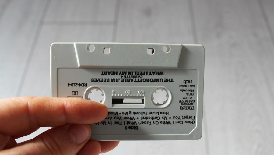 Recordamos el uso de la cinta de casete