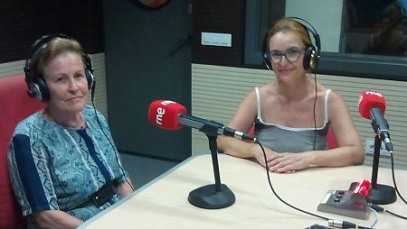Carmen Pérez, alumna de Ceper, con Ana García desde Rne Sevilla