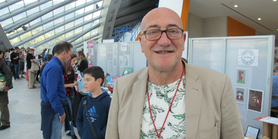 Antonio Altarriba en el Salón del Cómic HIspano Francés de Jaca