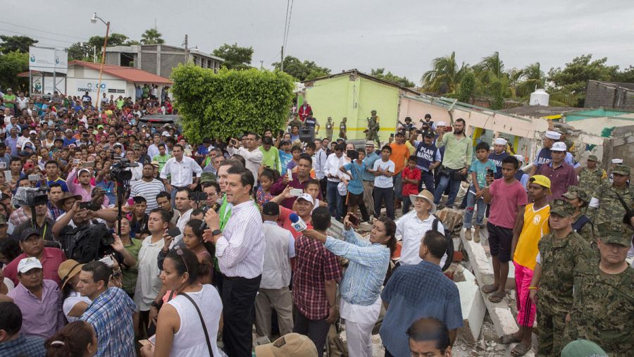 El presidente Peña Nieto vsita Chiapas