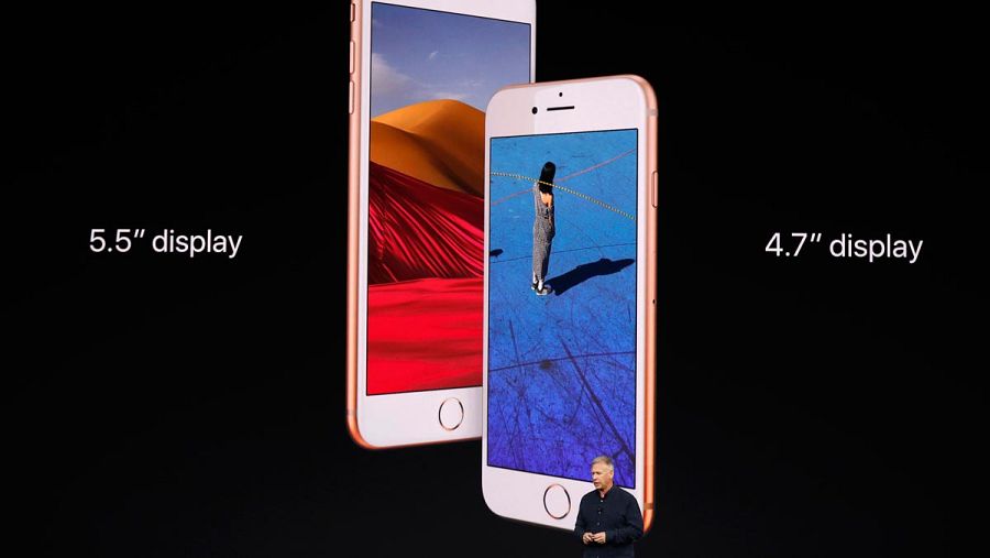 Las dos versiones de iPhone 8, una de 4,7