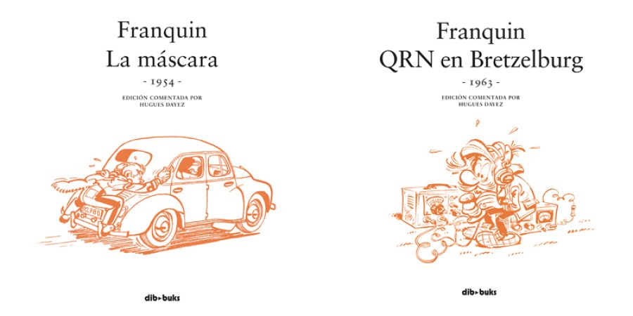 Portads de 'La máscara' y 'QRN en Bretzelburg'
