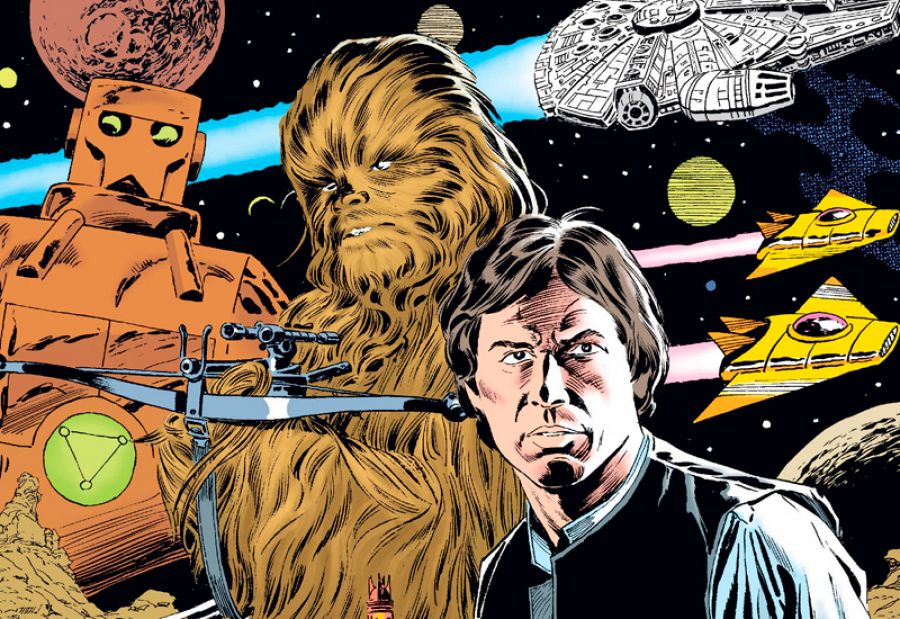 Fragmento de una portada de 'Star Wars'