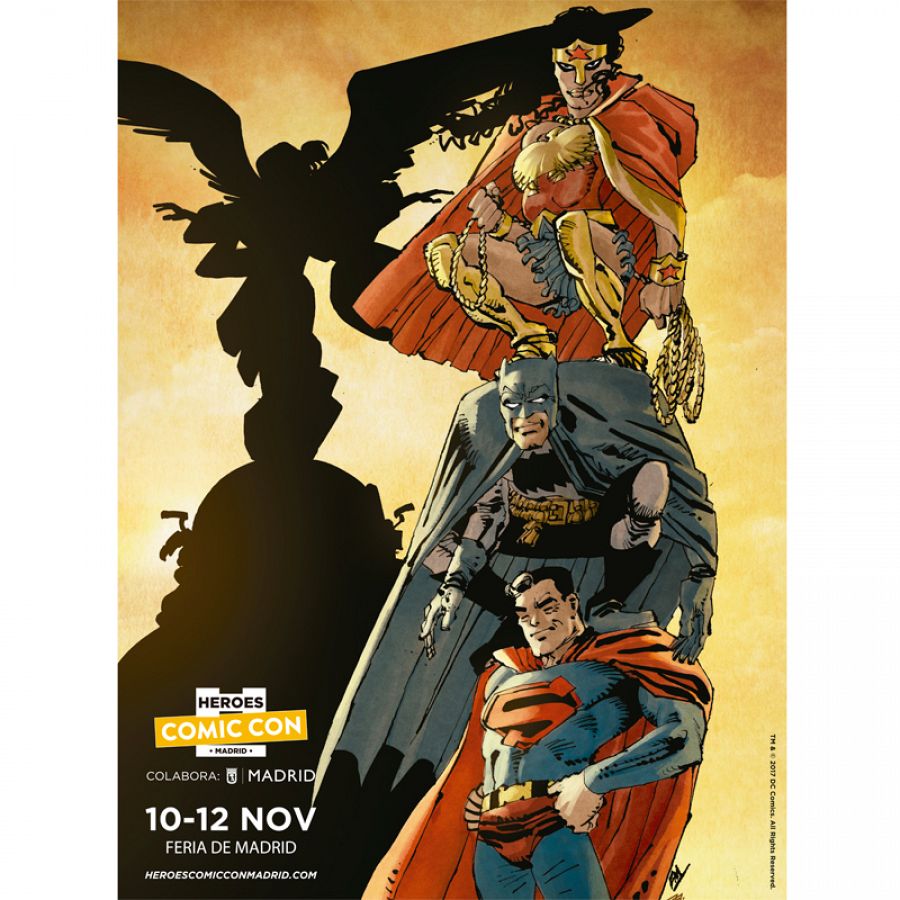 El cartel de Frank Miller para Heroes Comic Con Madrid