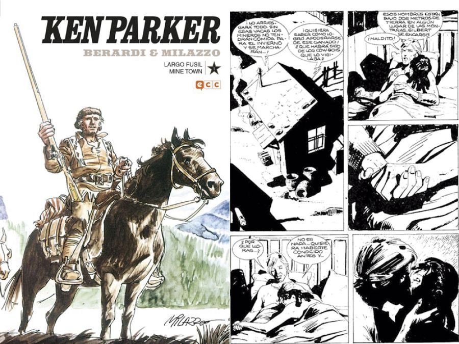 Portada y página de 'Ken Parker'