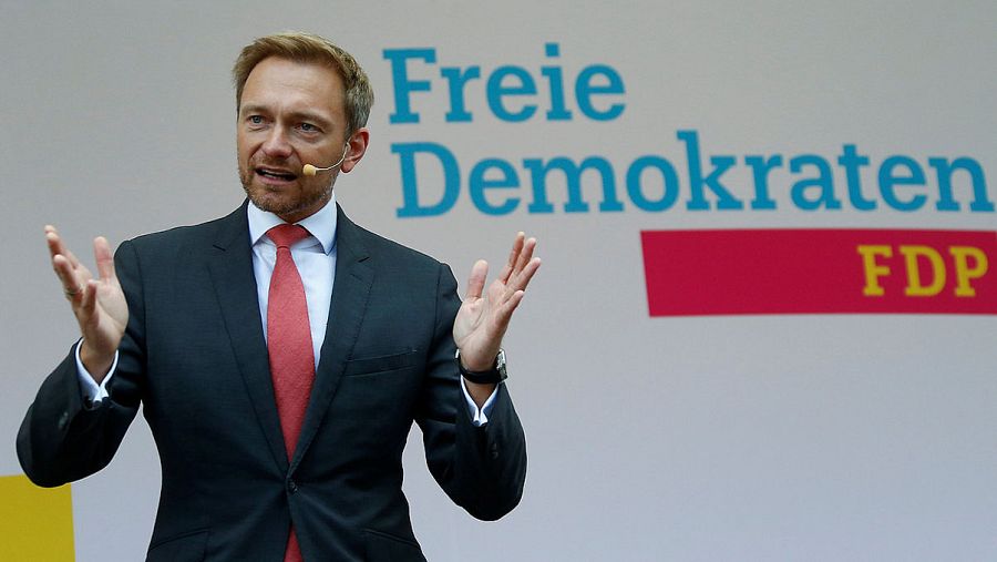 El líder del Partido Liberal (FDP), Christian Lindner