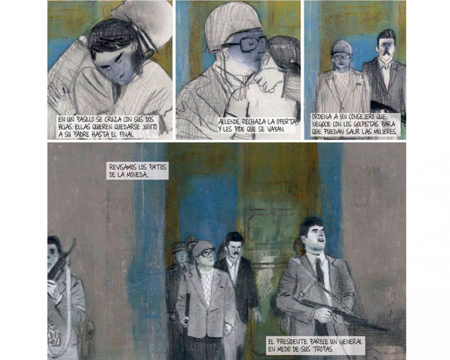 Viñetas de ¡Maldito Allende!