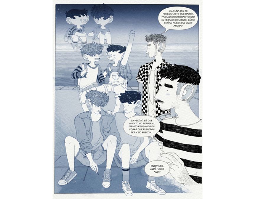 Página de 'El final de todos los agostos'