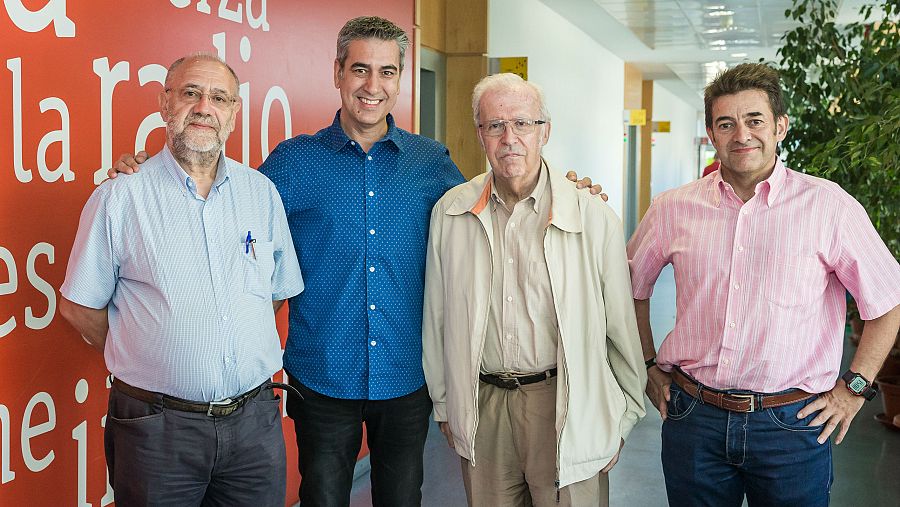 Arturo Martín, con sus últimos invitados