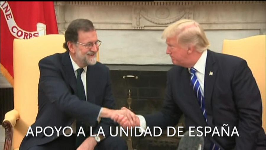 Visita de Rajoy al presidente Trump