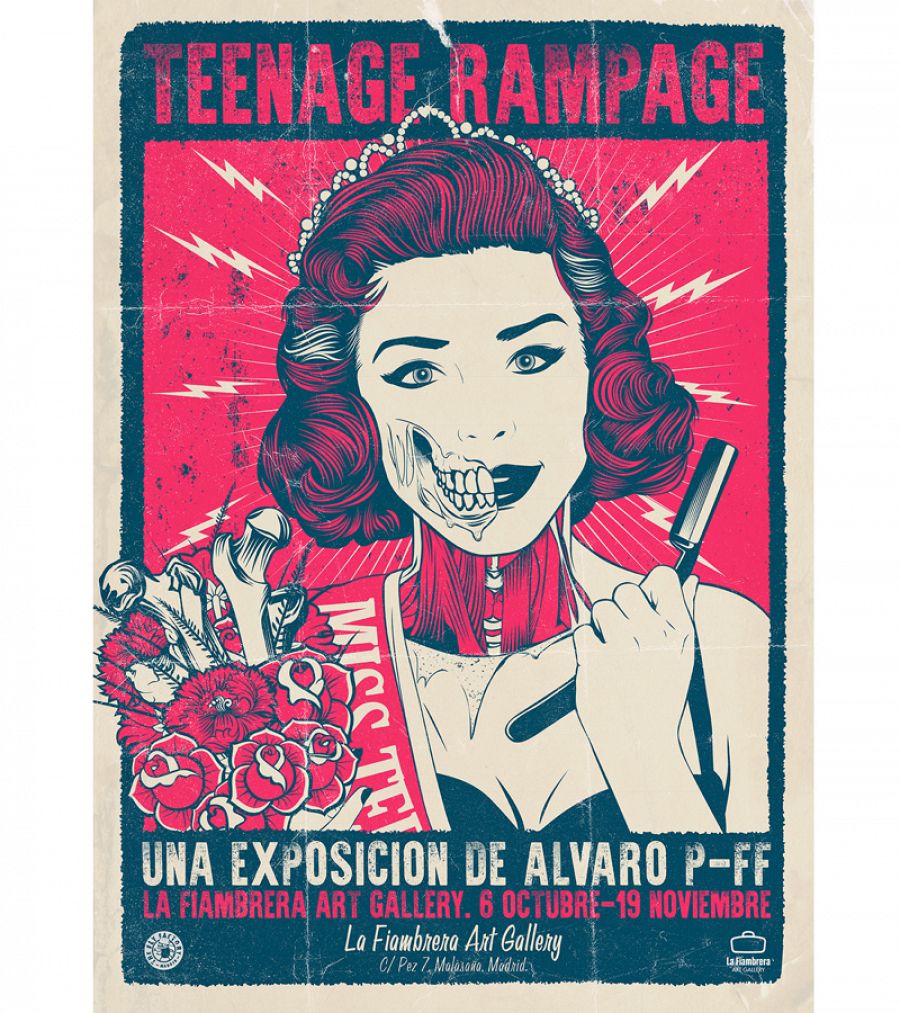 Cartel de la exposición 'Teenage Rampage'