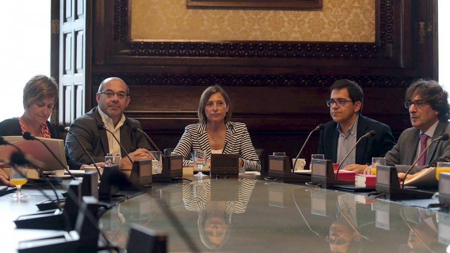 Reunión de la Mesa del Parlament.