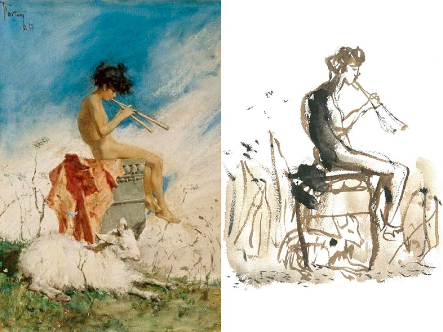 'El Idilio' de Fortuny y la interpretación de Montesol