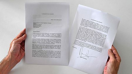 La carta que ha enviado Mariano Rajoy a Carles Puigdemont