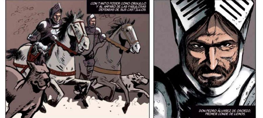 Viñetas de 'La espada de San Eufrasio 1.La aldea maldita'