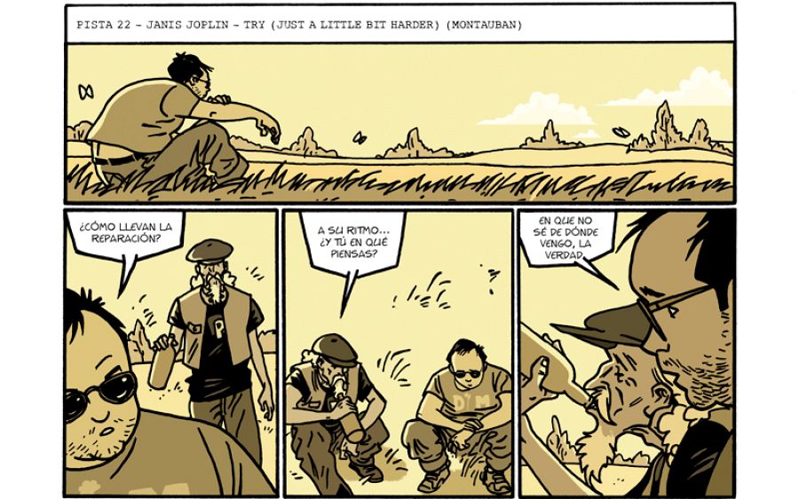 Viñetas de 'El largo y tortuoso camino'