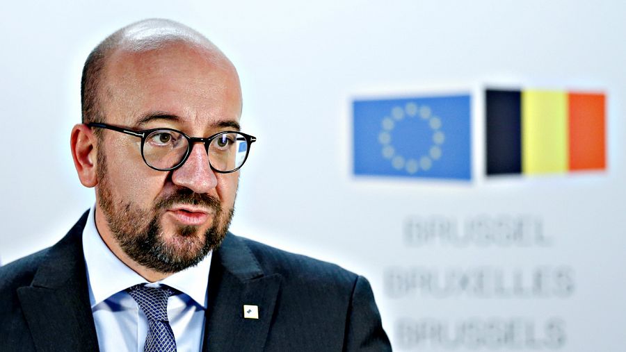 El primer ministro belga, Charles Michel