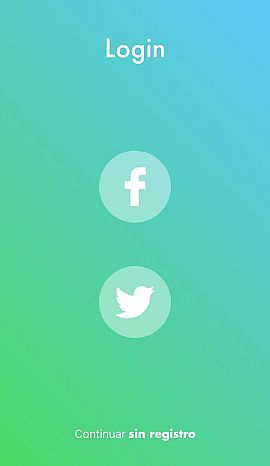 3. Comienza el registro en la app.