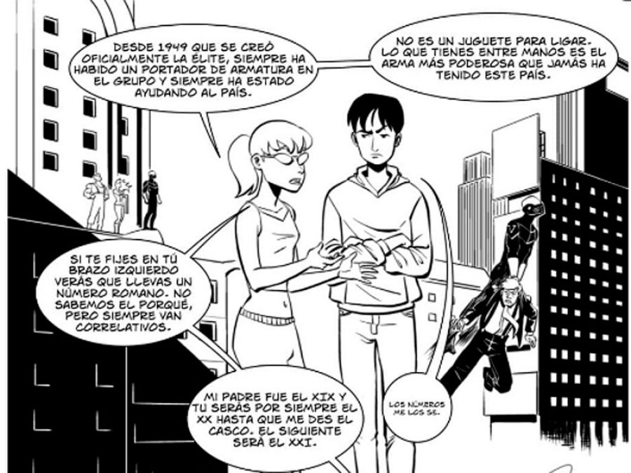 Viñetas de 'Armatura One'