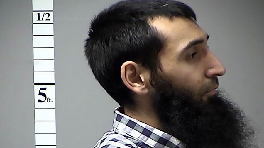 Fotografía policial de Saifullah Saipov, presunto autor del atentado en Nueva York