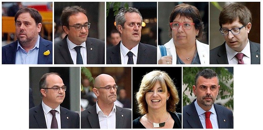 Junqueras y los consellers envíados a prisión