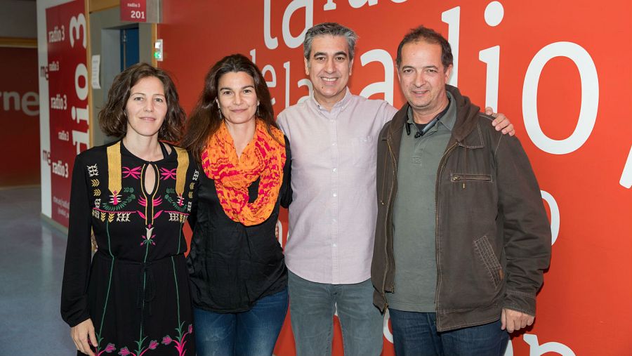 Silvia Fernández, Silvia Melero, Arturo Martín y Fernando Marín en RNE