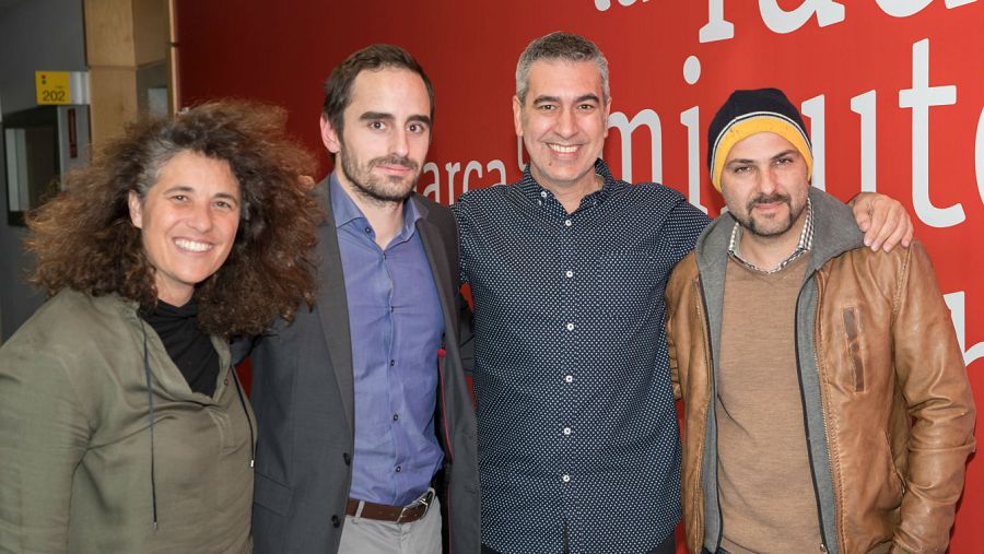 De izquierda a derecha: Estíbaliz Giner, Fernando Carruesco, Arturo Martín y Lucas Figueroa